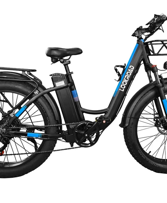 LOOKROAD L26 MIN electric bike frame and battery detail