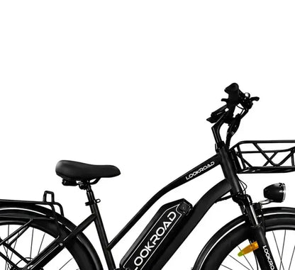 LOOKROAD L28 electric bike handlebar, display and cockpit detail