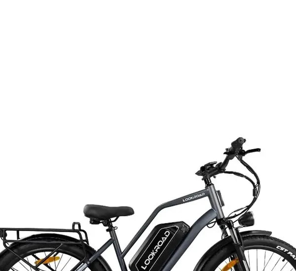 LOOKROAD L28 Max electric bike handlebar, display and cockpit detail