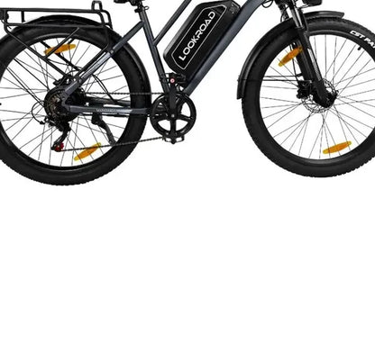 LOOKROAD L28 Max electric bike motor, crank and wheel component detail