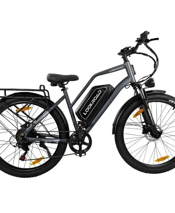 LOOKROAD L28 Max electric bike frame and battery detail