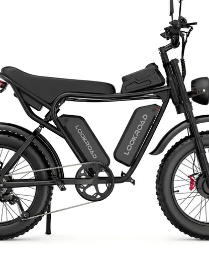 LOOKROAD PRO30 electric bike frame and battery detail