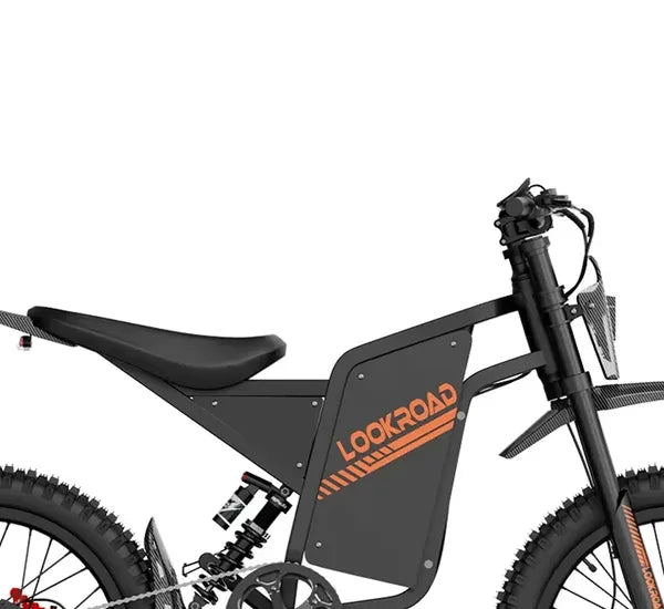 LOOKROAD Q8 electric bike handlebar, display and cockpit detail
