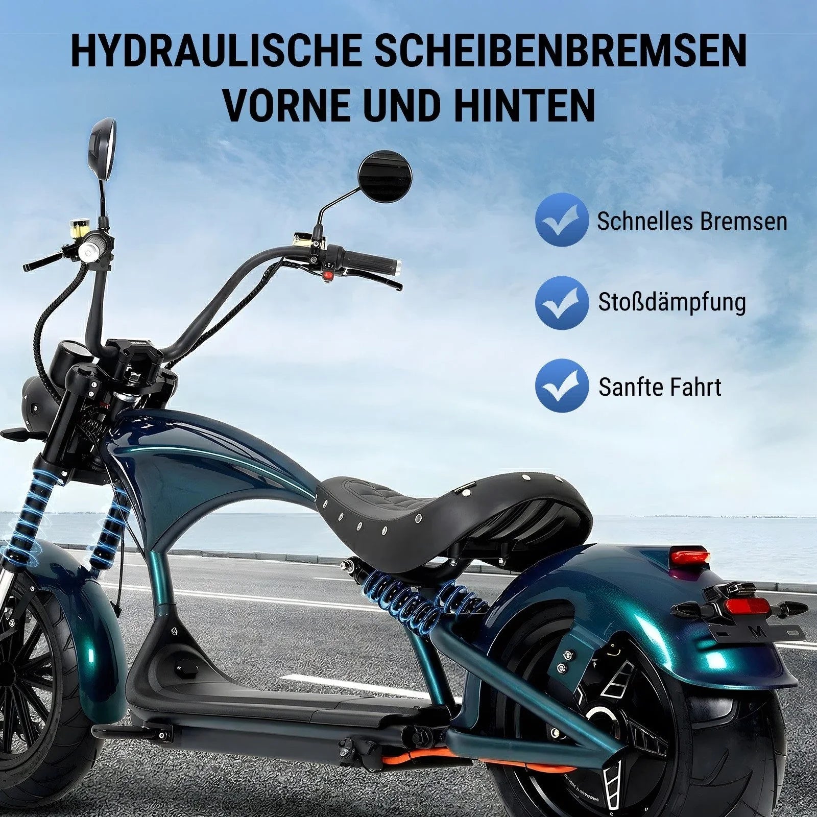 mangosteen m1p electric chopper bike