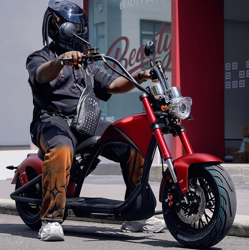 mangosteen m1p electric chopper bike