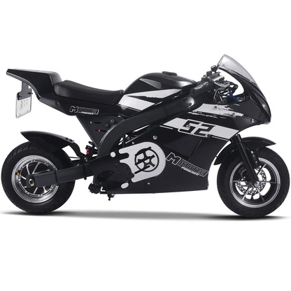 MotoTec 1000W 48V Electric Superbike — Black supplier product view 5