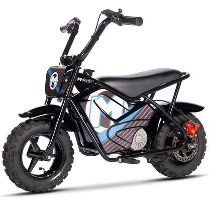 MotoTec 24V 250W Electric Mini Bike — Black supplier product view 2