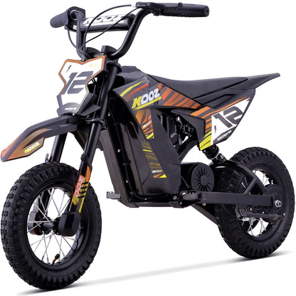 MotoTec 36V 300W HP122E electric dirt bike in orange