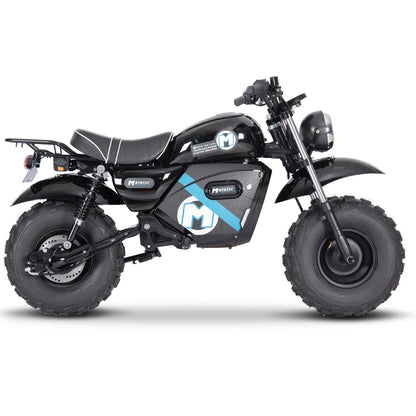 MotoTec 60V 1500W Electric Powered Mini Bike Lithium — Black supplier product view 3