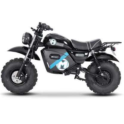 MotoTec 60V 1500W Electric Powered Mini Bike Lithium — Black supplier product view 4