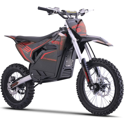 MotoTec 72V Pro Electric Dirt Bike 5000W Lithium — Red supplier product view 1