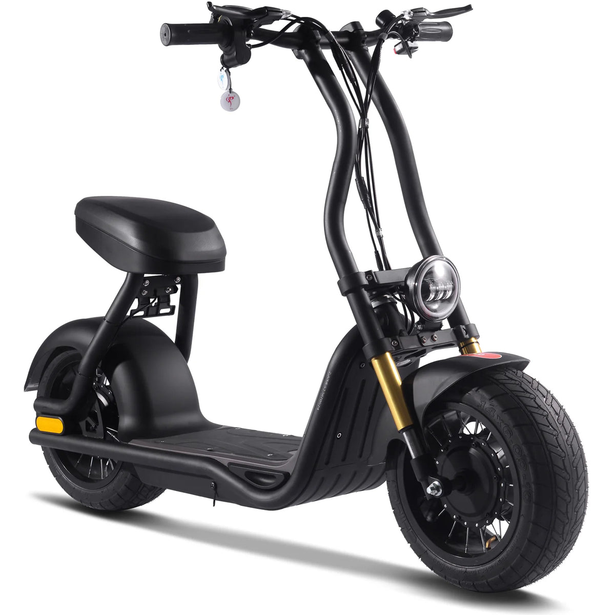 MotoTec Diablo 48V 1000W Lithium Electric Scooter — Standard complete product on white background