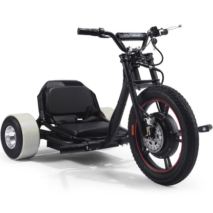 MotoTec Drifter 48V 800W Electric Trike Lithium — Standard complete product on white background