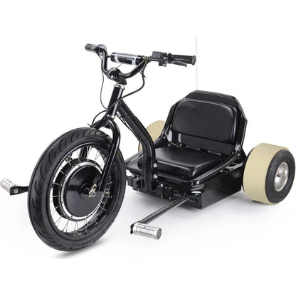 MotoTec Drifter 48V Electric Trike — Standard complete product on white background