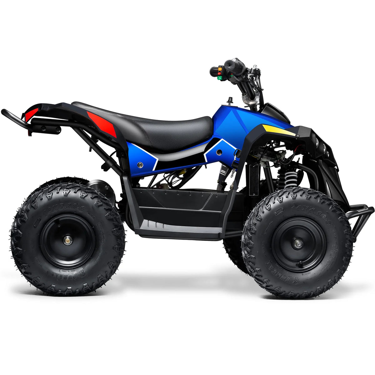 MotoTec E-Bully 36V 1000W ATV — Blue supplier product view 2
