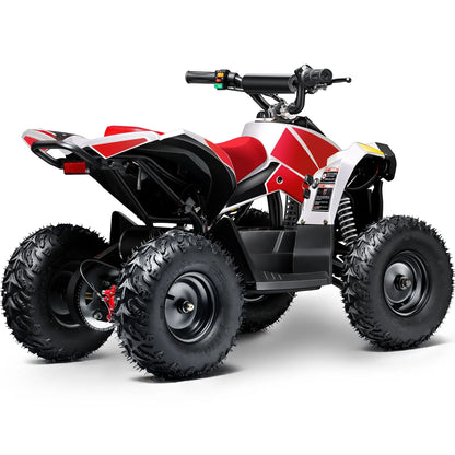 MotoTec E-Bully 36V 1000W ATV — White supplier product view 3