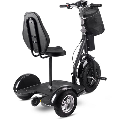 MotoTec Electric Trike 48V 1000W Lithium — Black supplier product view 4