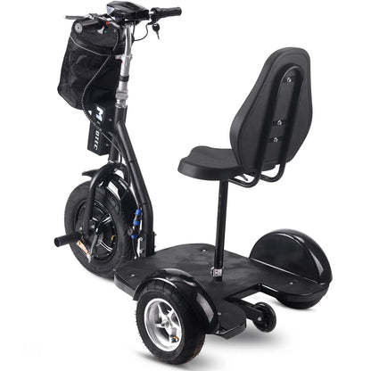 MotoTec Electric Trike 48V 1000W Lithium — Black supplier product view 5