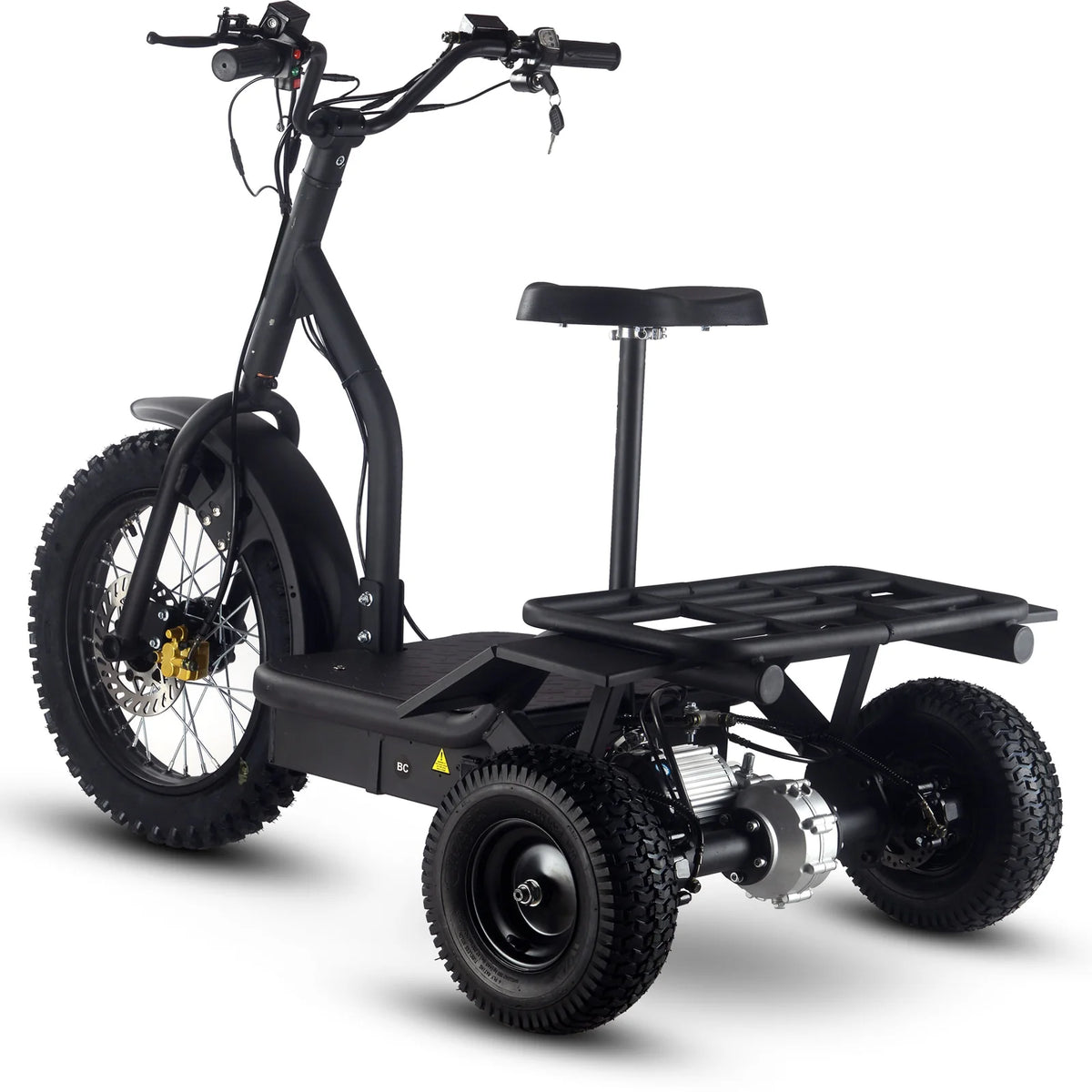 MotoTec Electric Trike 48V 1200W — Standard supplier product view 3