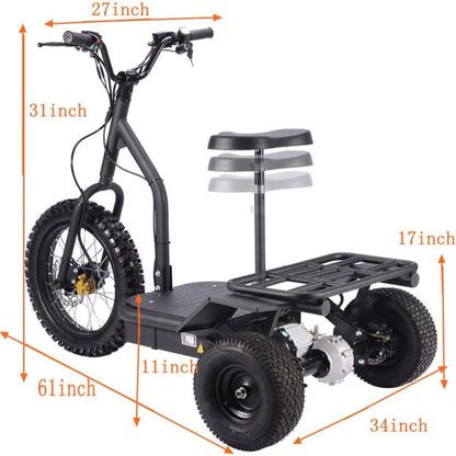 MotoTec Electric Trike 48V 1200W — Standard supplier product view 7