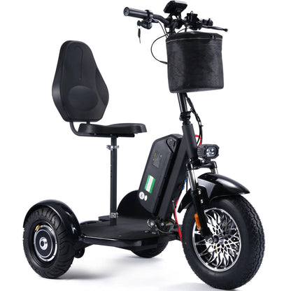 MotoTec Electric Trike 48V 900W Lithium — Standard complete product on white background