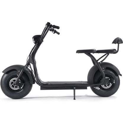 MotoTec Fat Tire 60V 18ah 2000W Lithium Electric Scooter — Black supplier product view 5