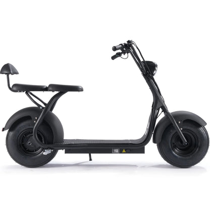 MotoTec Fat Tire 60V 18ah 2000W Lithium Electric Scooter — Black supplier product view 6