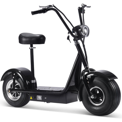 MotoTec FatBoy 48V 800W Electric Scooter — Standard complete product on white background