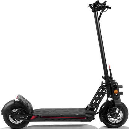 MotoTec Free Ride 48V 600W Lithium Electric Scooter — Black supplier product view 5