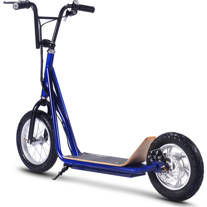 MotoTec Groove 36V 350W Big Wheel Lithium Electric Scooter — Blue supplier product view 4
