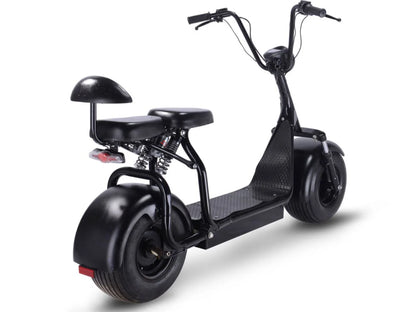 MotoTec Knockout 60V 1000W Electric Scooter — Black supplier product view 4