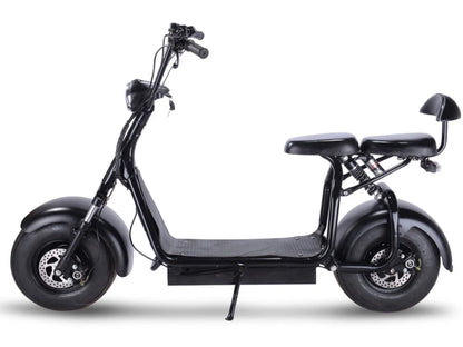 MotoTec Knockout 60V 1000W Electric Scooter — Black supplier product view 6