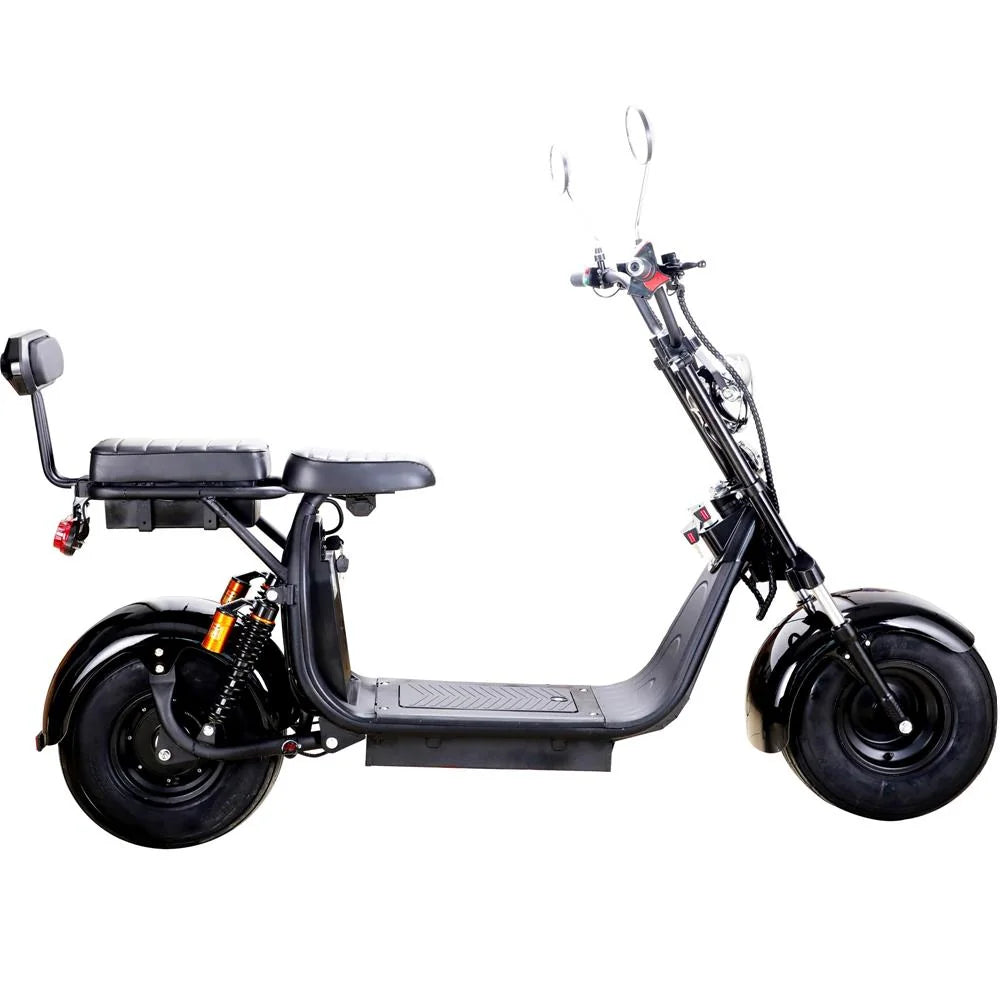 MotoTec Knockout 60V 2000W Lithium Electric Scooter — Black supplier product view 5