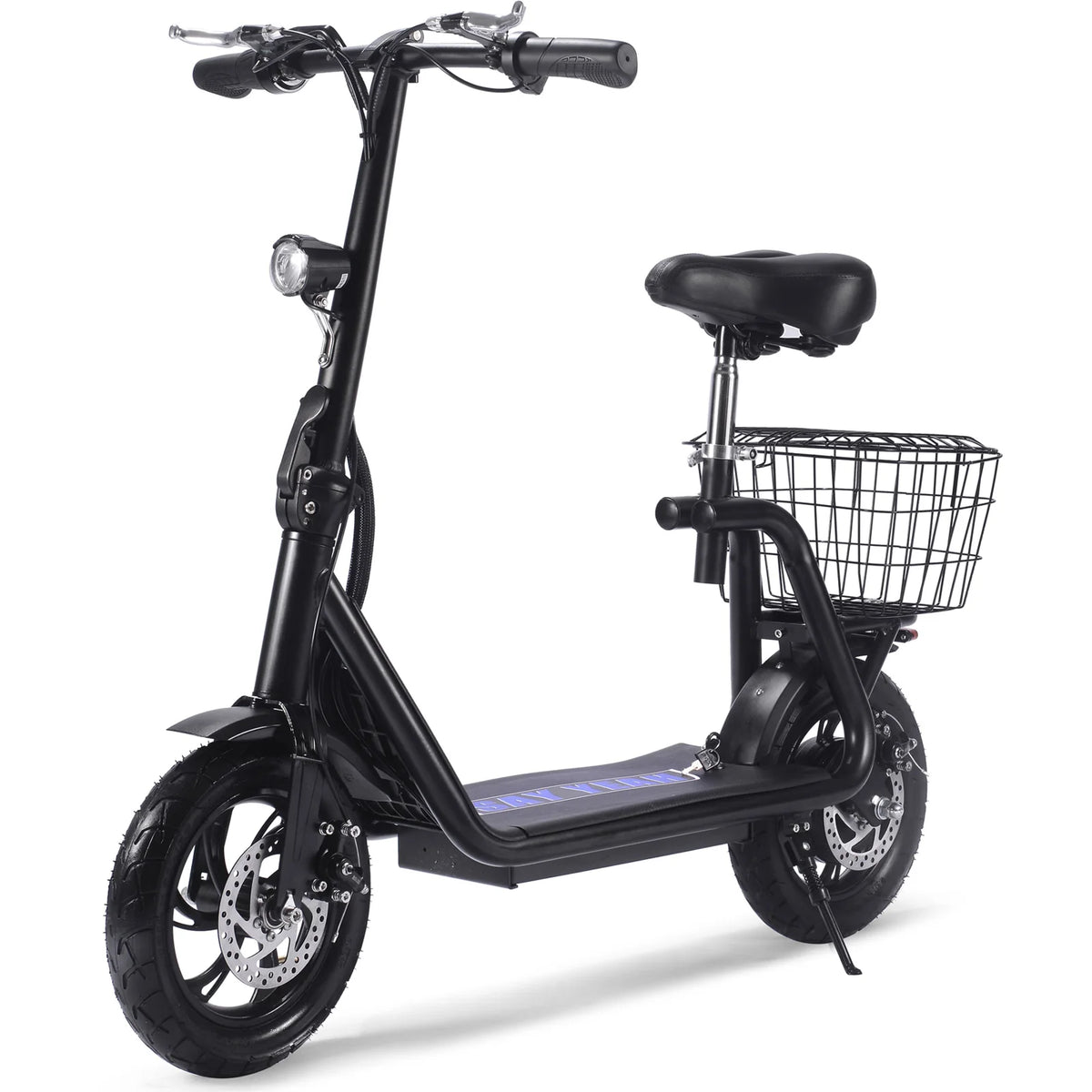 MotoTec Metro 36V 500W Lithium Electric Scooter — Black supplier product view 4