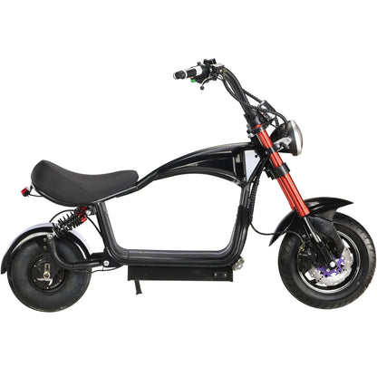 MotoTec Mini Lowboy 48V 800W Lithium Scooter — Black supplier product view 6