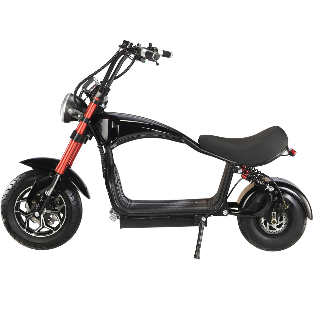 MotoTec Mini Lowboy 48V 800W Lithium Scooter — Black supplier product view 9