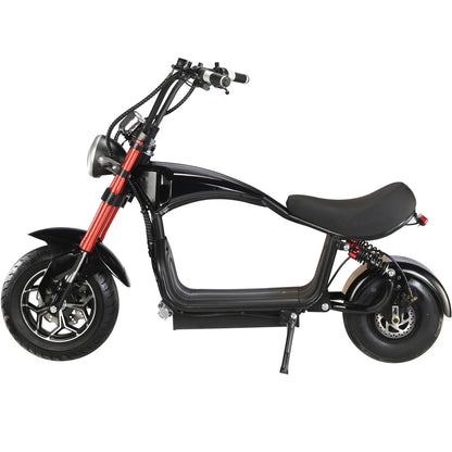 MotoTec Mini Lowboy 48V 800W Lithium Scooter — Black supplier product view 9