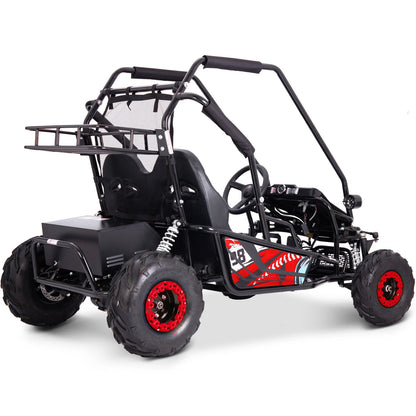 MotoTec Mud Monster XL 60V 2000W Electric Go Kart Full Suspension — Red supplier product view 3