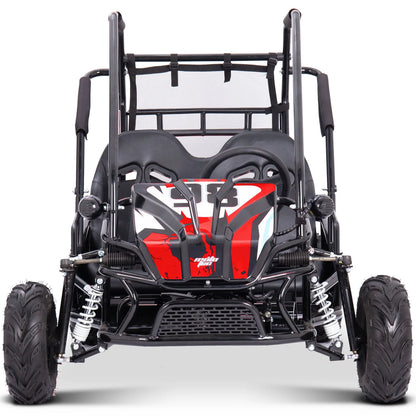MotoTec Mud Monster XL 60V 2000W Electric Go Kart Full Suspension — Red supplier product view 5