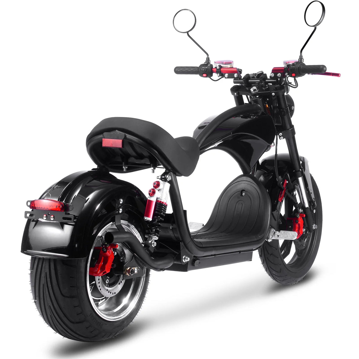 MotoTec Raven 60V 30ah 2500W Lithium Electric Scooter — Black supplier product view 5