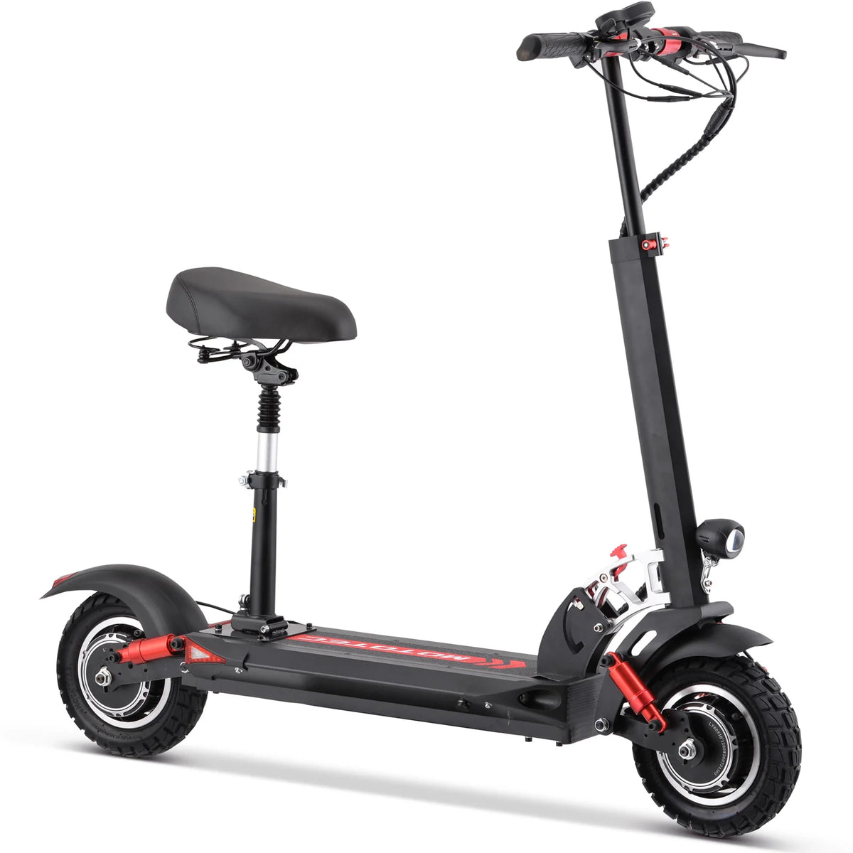 MotoTec Thor 60V 2400W Lithium Electric Scooter — Black supplier product view 3
