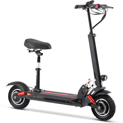 MotoTec Thor 60V 2400W Lithium Electric Scooter — Black supplier product view 3