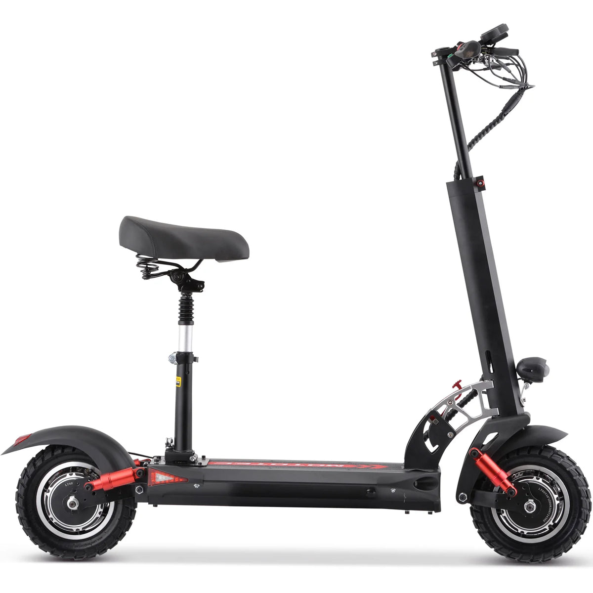 MotoTec Thor 60V 2400W Lithium Electric Scooter — Black supplier product view 4
