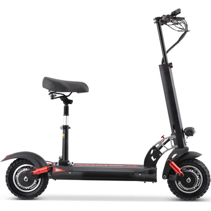 MotoTec Thor 60V 2400W Lithium Electric Scooter — Black supplier product view 4