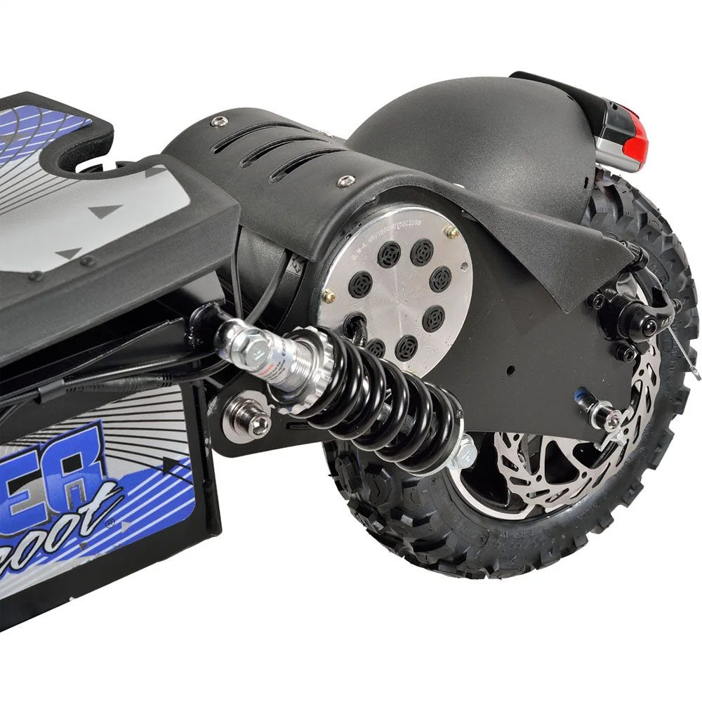 MotoTec/UberScoot 1600W Electric Scooter — Black supplier product view 5