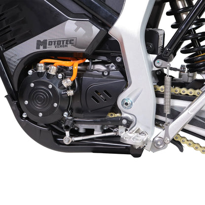 MotoTec Venom 72V 12000W Peak Electric Dirt Bike — Black supplier product view 10