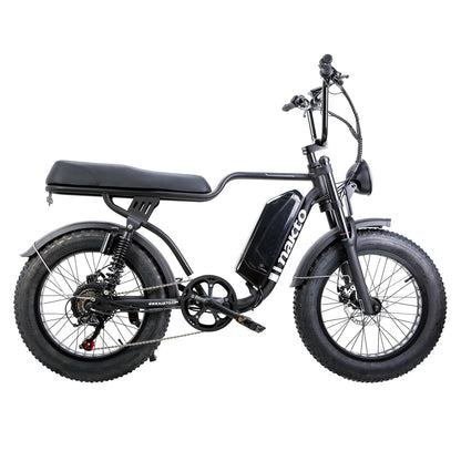 NAKTO F2 Plus fat-tire electric bike fully visible on a white background