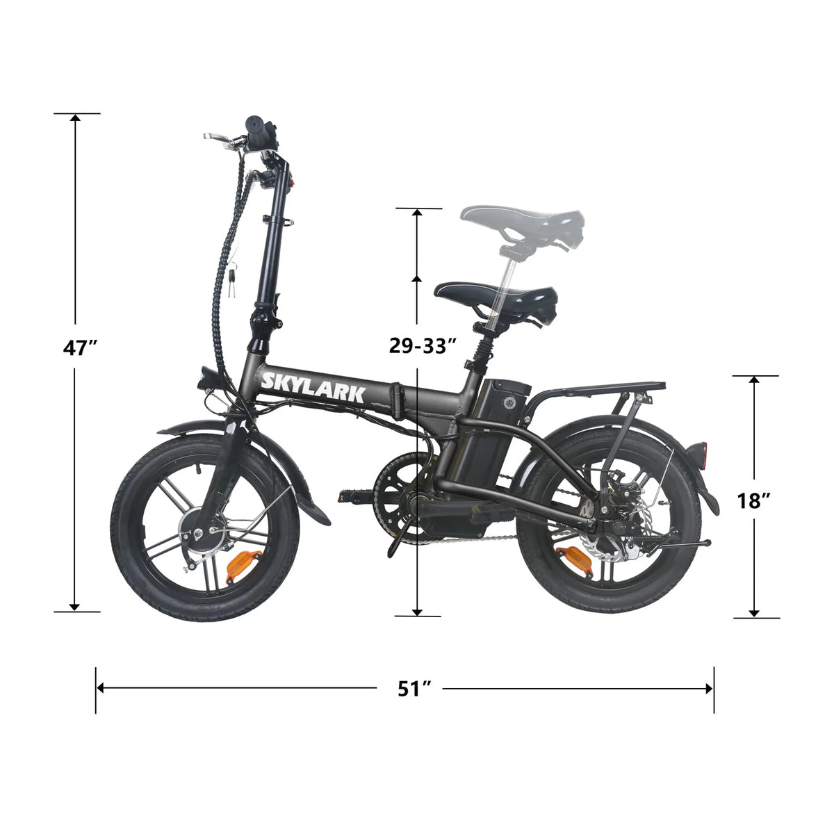 NAKTO Skylark 2 folded storage view