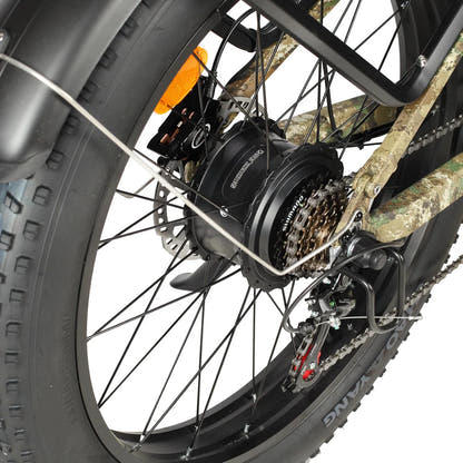 PHILODO Falcon rear hub motor and seven-speed gearing