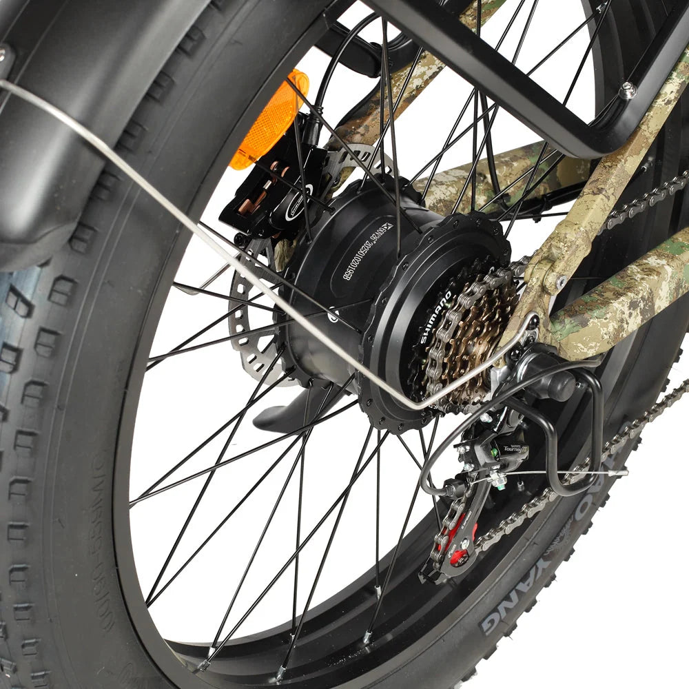 PHILODO Falcon rear hub motor and seven-speed gearing